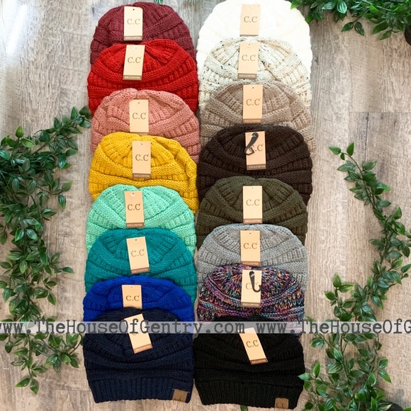 Royal Blue CC Beanie - Picture 2 of 2